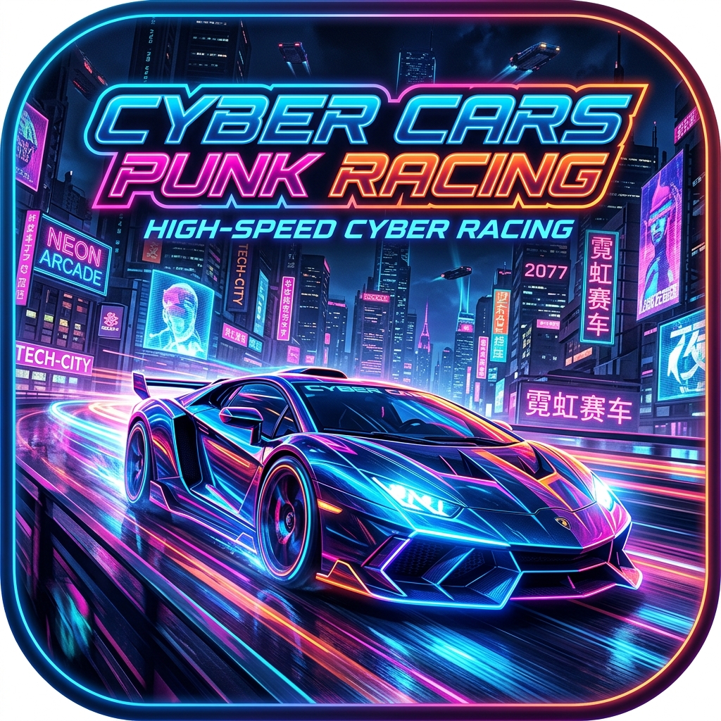 Play Cyber Cars Punk 3D Sci-Fi Racing Game