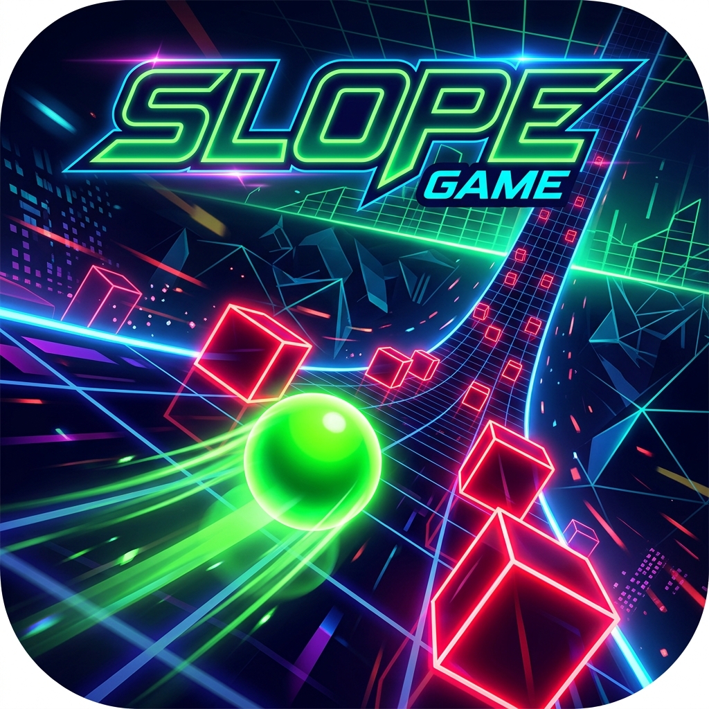 Play Slope 3D Speed Running Ball Game